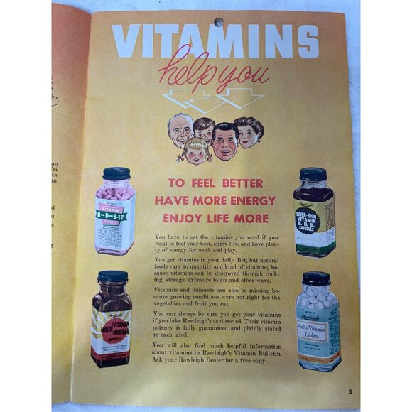 1956 Rawleighs Good Health Guide Almanac & Cook Book - Picture 6 of 16